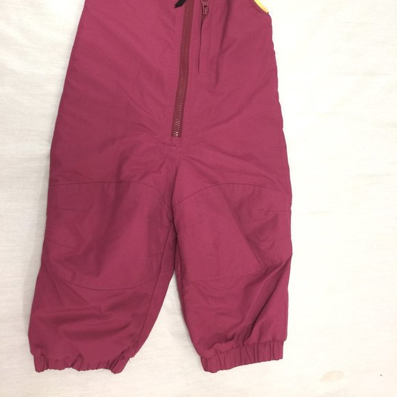 ๐ธ LANDS END GIRLS NYLON SNOW SKI OVERALLS BIB PANTS SIZE 18 MONTHS ๐ธ - Picture 2 of 8